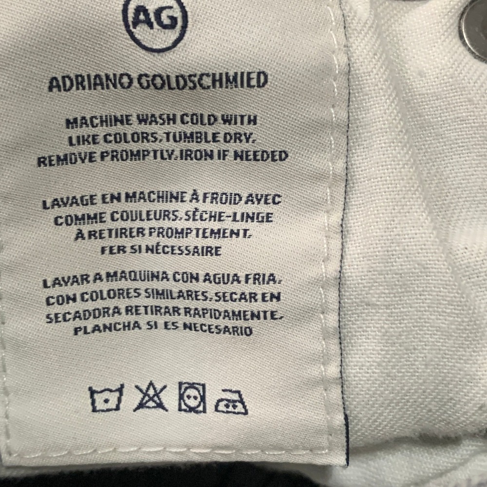Adriano Goldschmied AG ED The Everett Slim Straight Grey Jeans 30x32.5 Mens - Picture 11 of 16